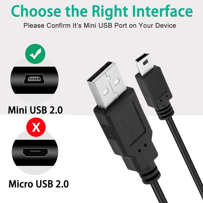 SaiTech IT 10 Pack USB 2.0 A to Mini 5 pin B Cable for External HDDS/Camera/Card Readers/ MP3 Player(150cm - 5Feet - 1.5M) -Black - Image 5